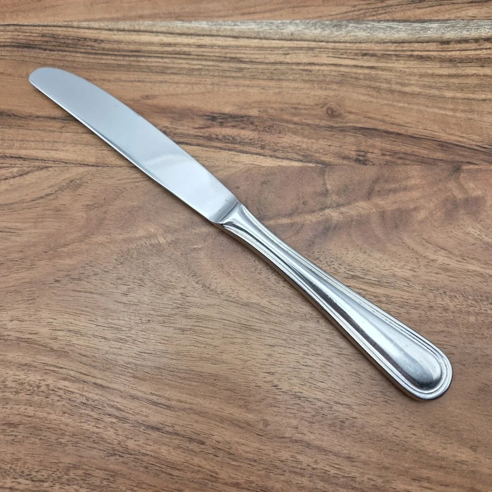 Set Of 6 Wallace Rockport Dinner Knives 18/10 Stainless Steel